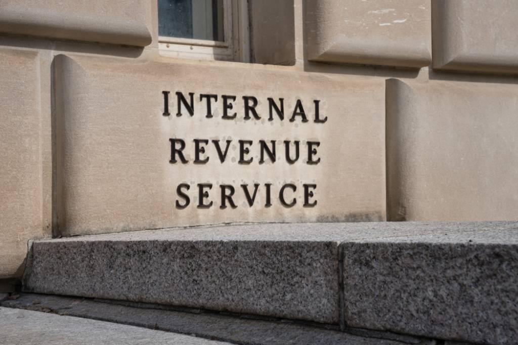 Internal Revenue Service building. 